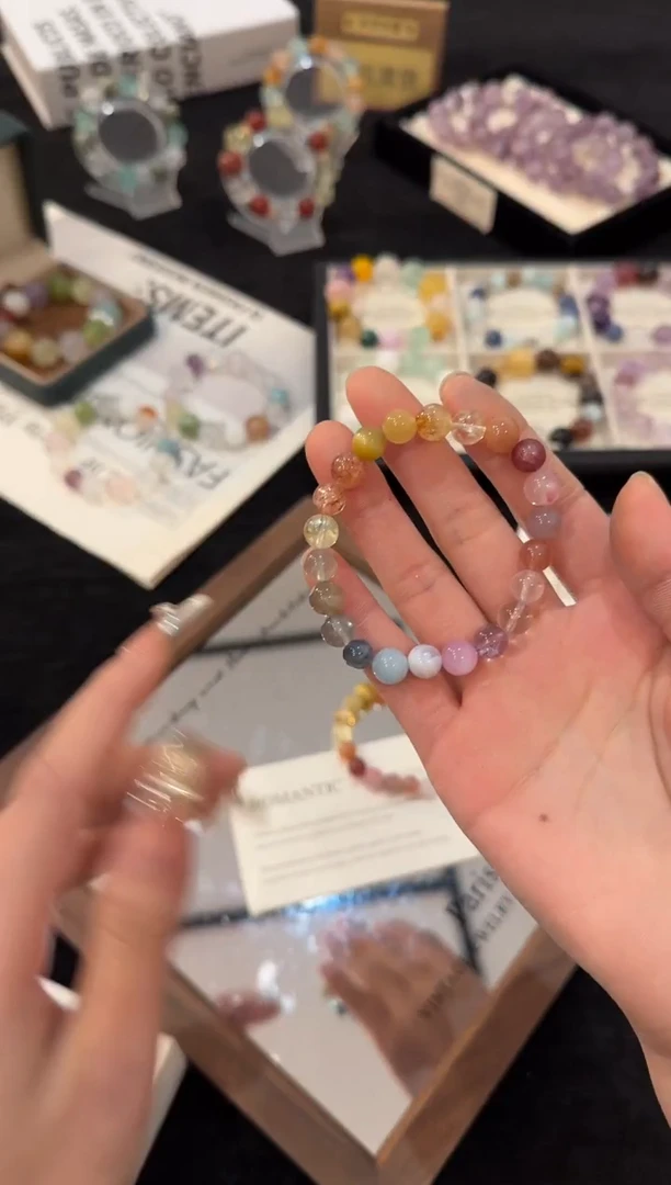 合金手链水晶小圆满x2847