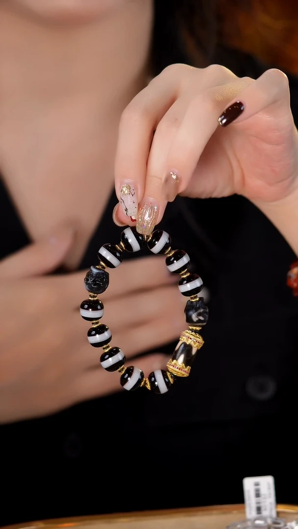 未镶嵌手串玛瑙/玉髓（覆膜）DIY多样性随机发一