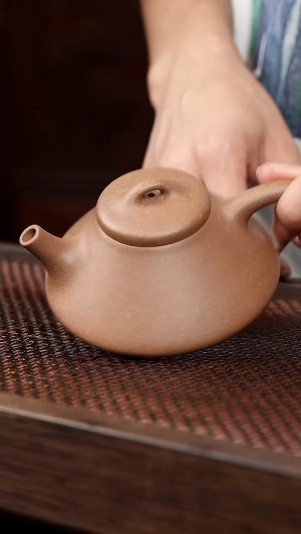 茶壶紫砂老段泥趣瓢