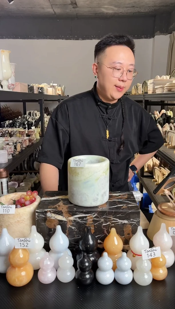 石材167芬迪蓝小桶