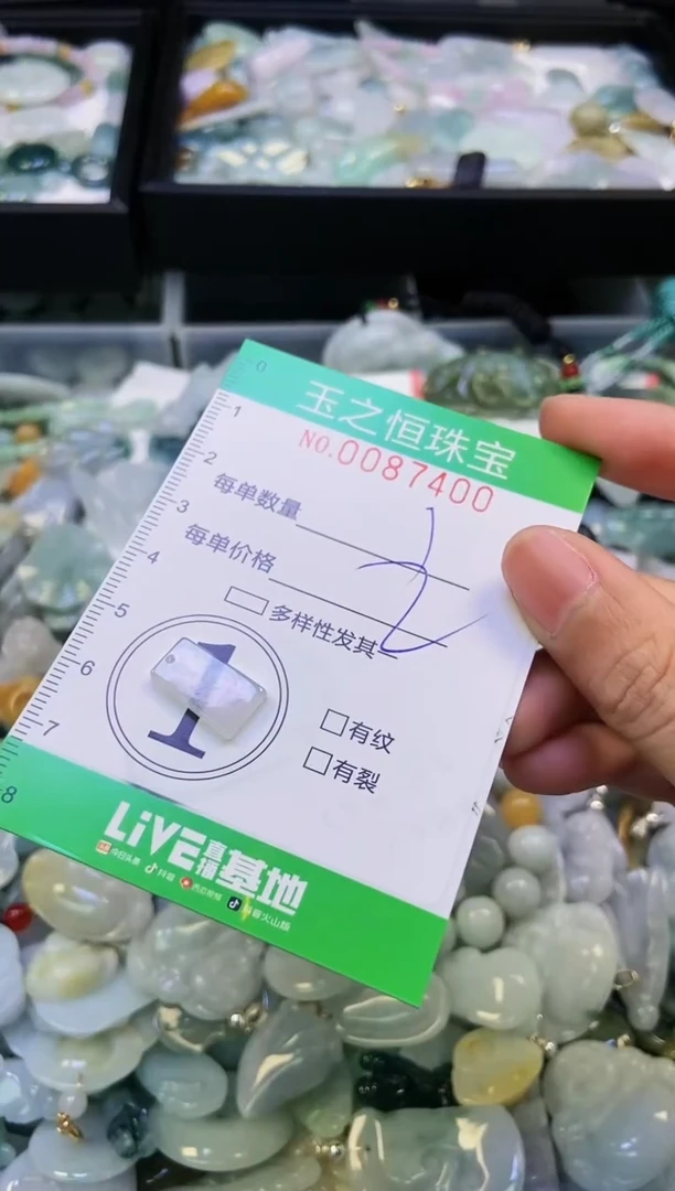 翡翠未镶嵌颈饰闪购0087400