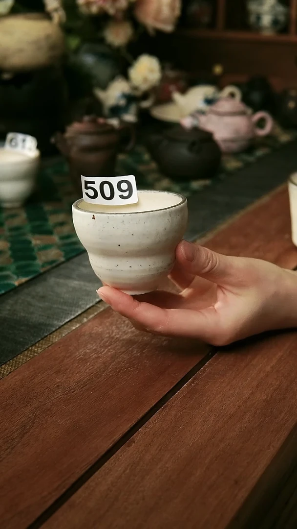 奶油白粉引系列杯杯杯杯杯