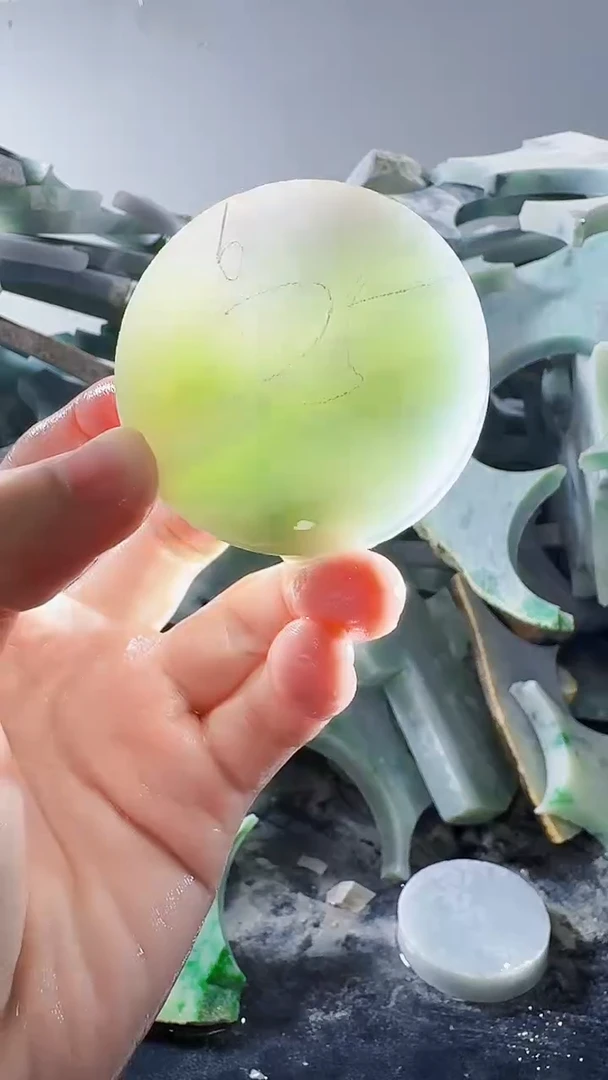 裸石翡翠缅甸翡翠A货文692