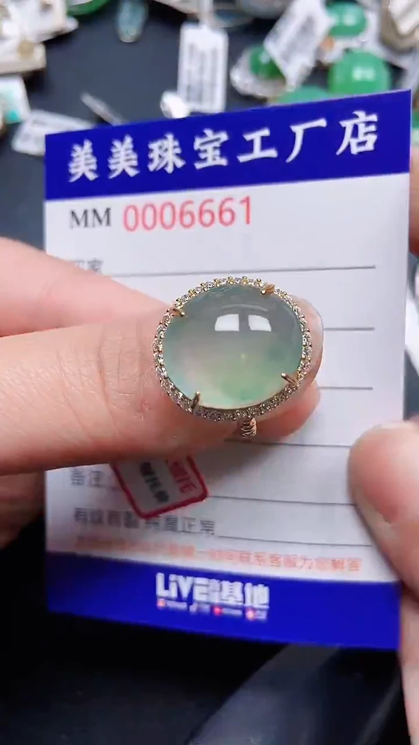 颈饰银S925镶嵌翡翠6661