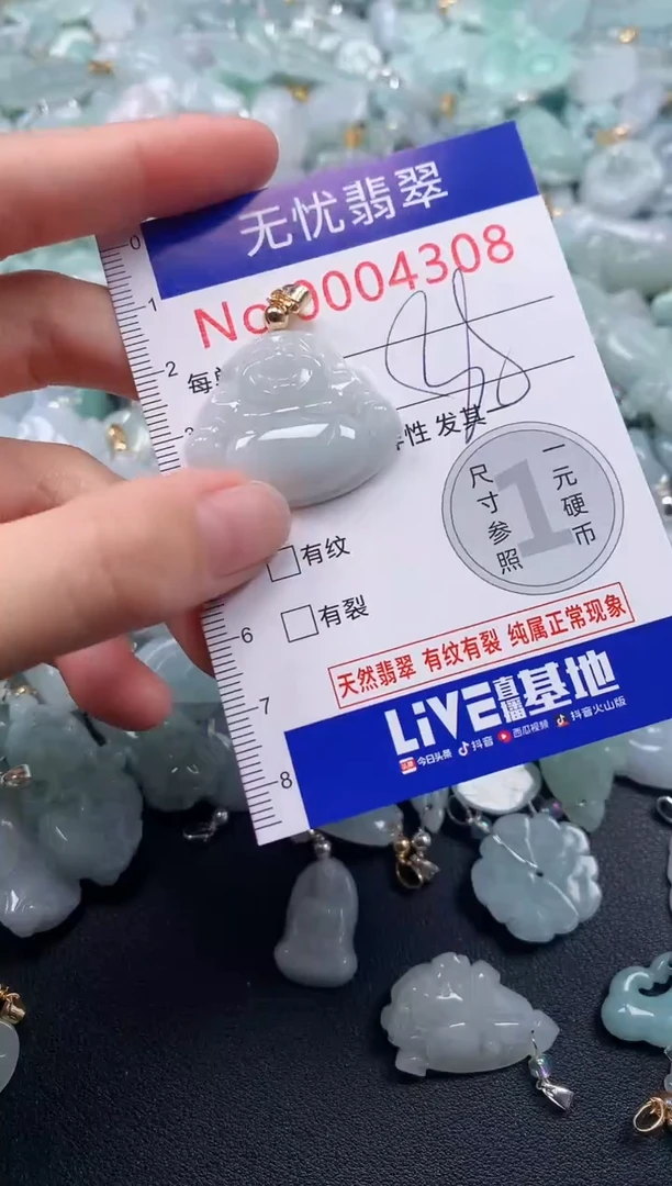 颈饰未镶嵌翡翠4308
