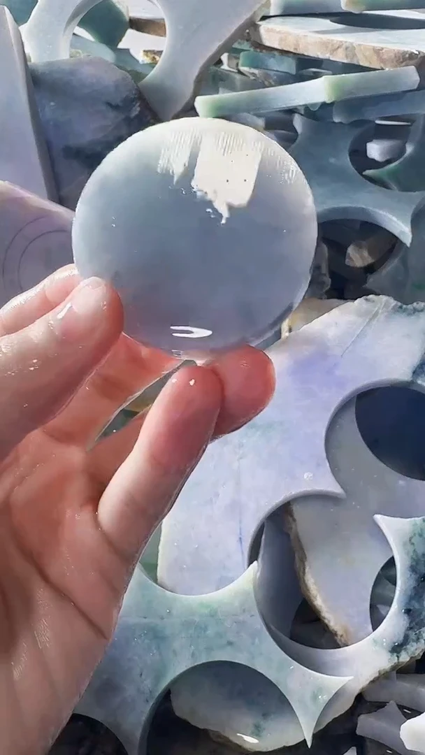 裸石翡翠缅甸翡翠A货文906