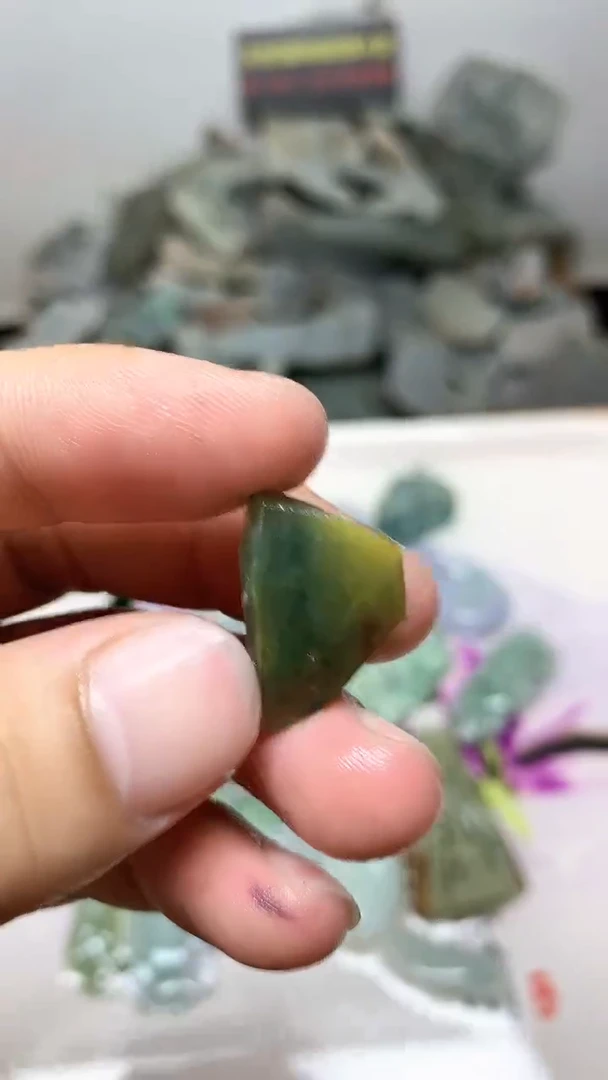 裸石翡翠天然缅甸翡翠A货27