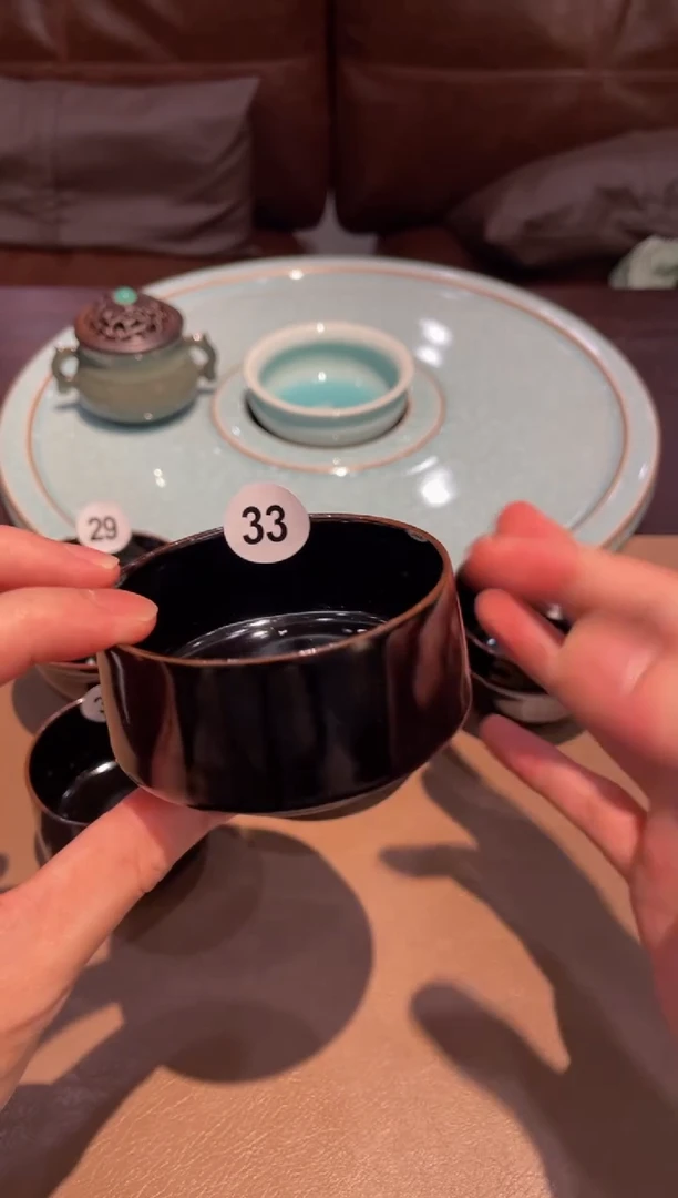 33窑承青瓷黑釉普洱杯