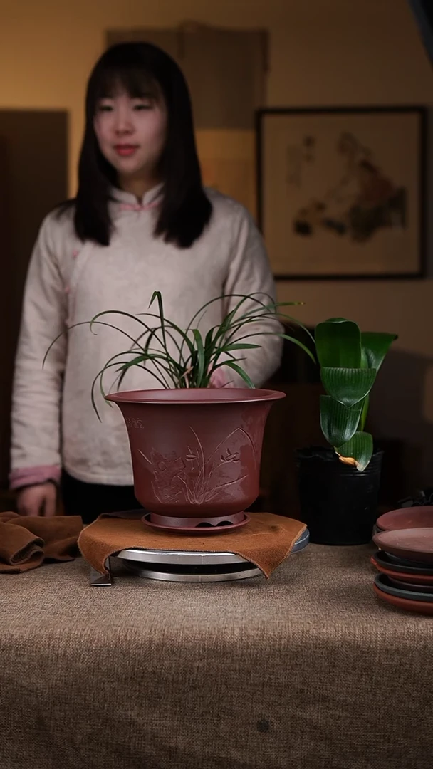 【闪购商品】紫砂花盆紫砂花盆4819+z
