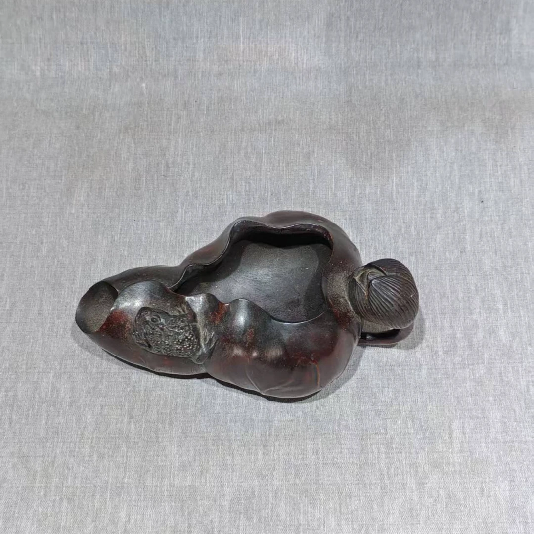 徽韵淘木笔洗木质复古手工