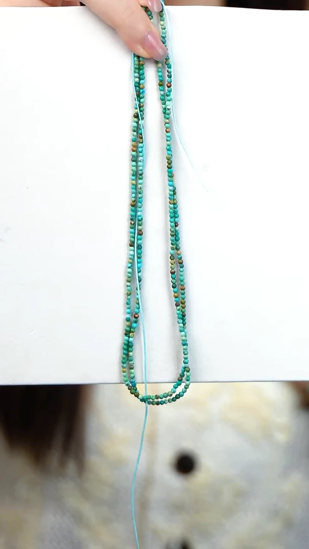 绿松石未镶嵌项链2.1mm
