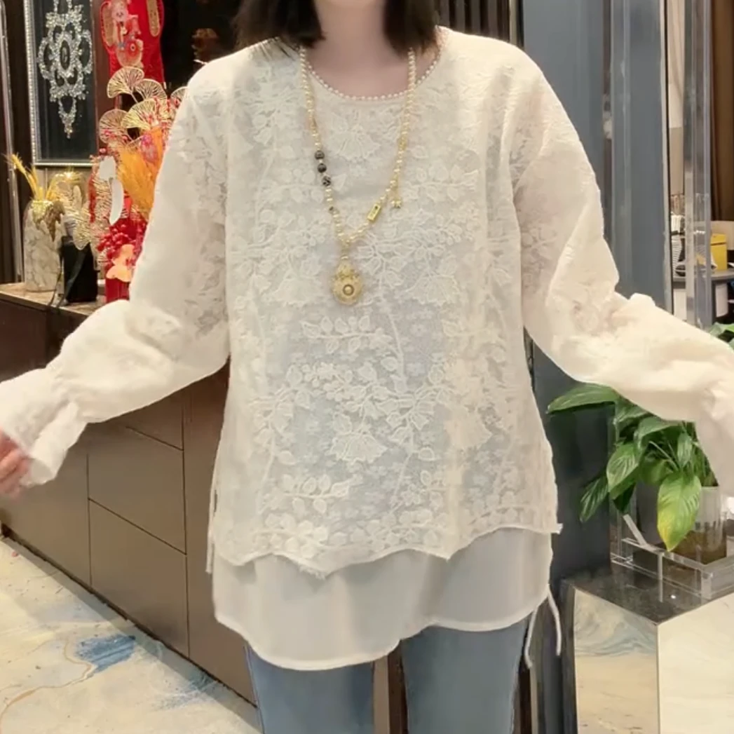 2025春季新款时尚显瘦气质女士网红洋气衬衫百搭款D7206