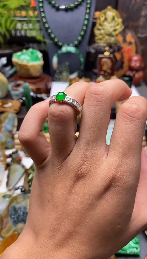 吊坠(不含链)未镶嵌翡翠精品女戒