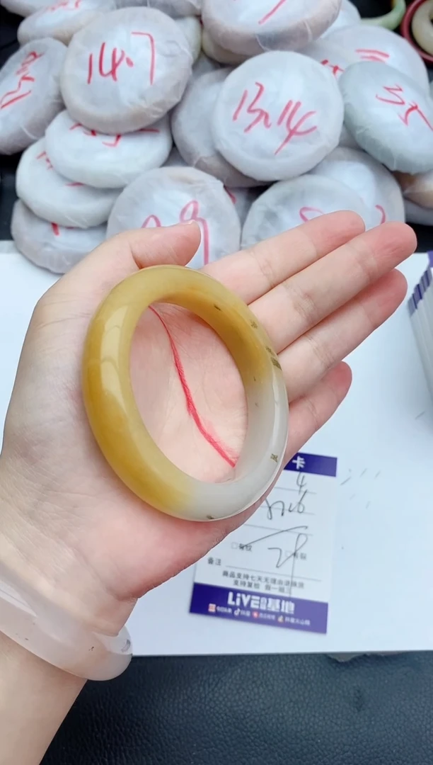 未镶嵌手镯石英质玉4+55/56