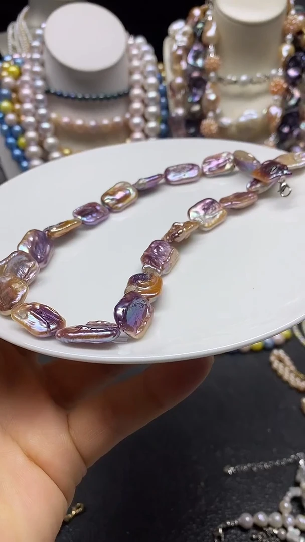 颈饰未镶嵌淡水珍珠多人