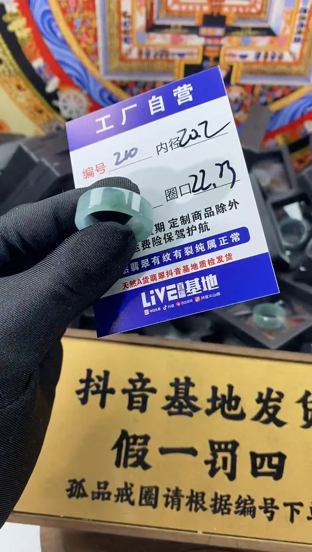 未镶嵌戒圈翡翠210