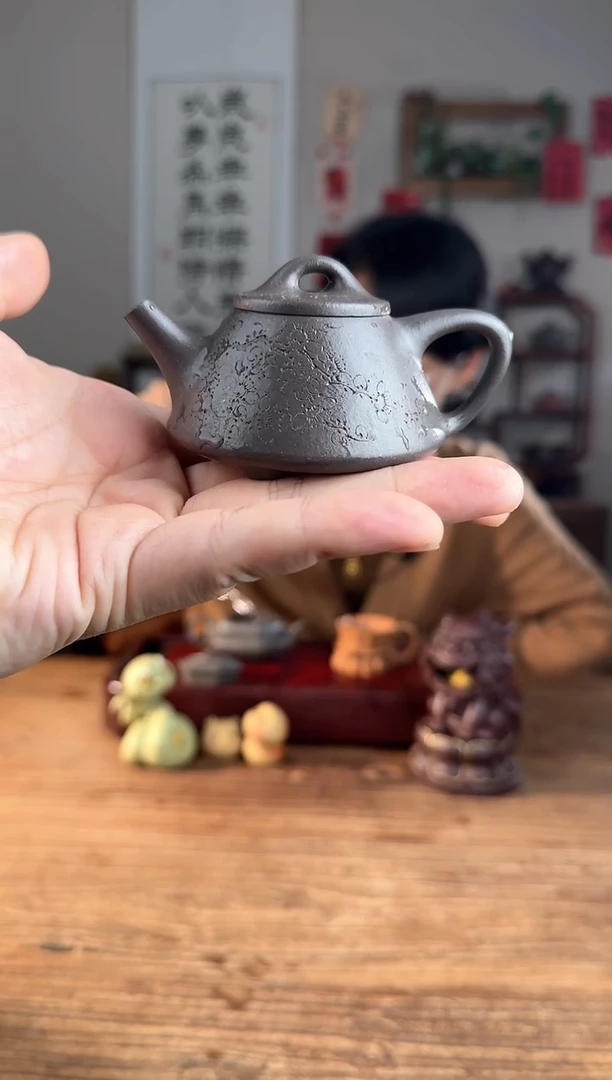 【闪购商品】紫砂茶壶小子冶   天青