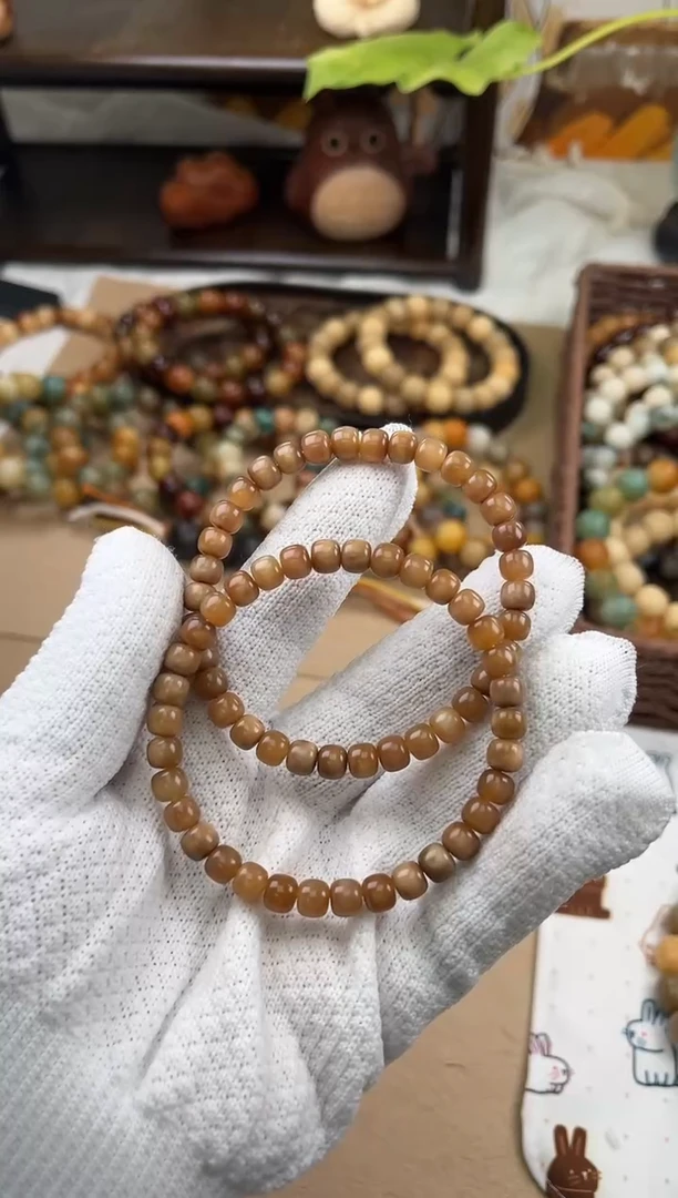 手串菩提根/象牙果a922 卡0.7 龙脊瑕疵