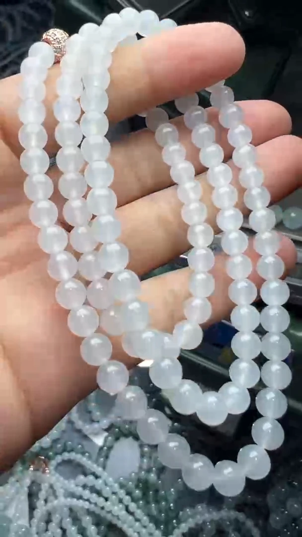 未镶嵌手串翡翠缅甸翡翠A货卡6左右