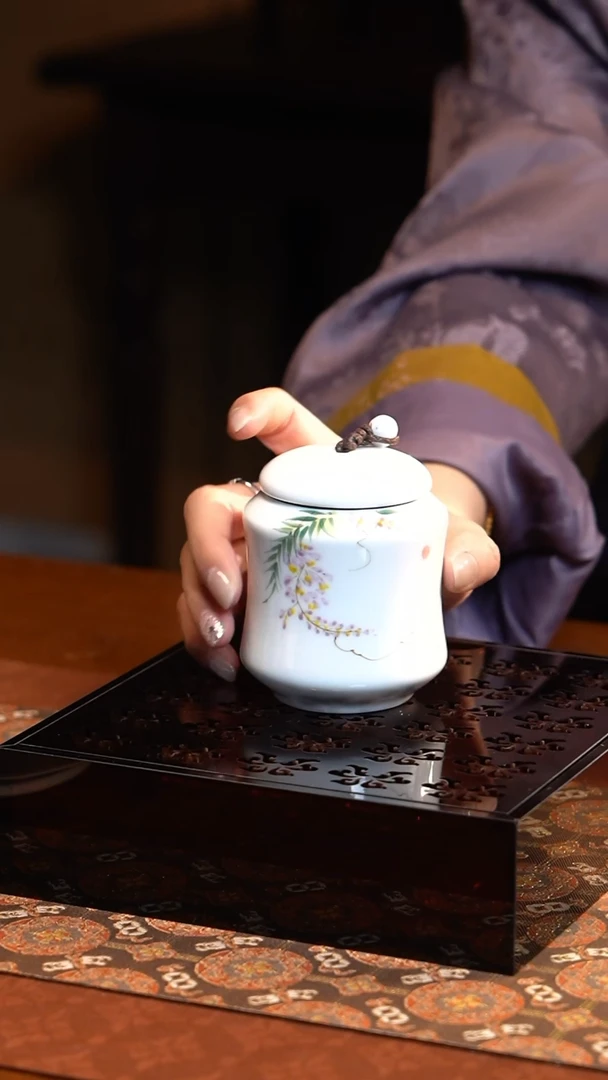 【闪购商品】G可倚专属定款纯手绘茶叶罐随行茶叶罐