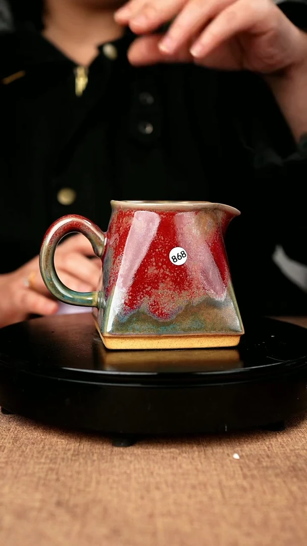 【闪购商品】868#省工一级品原矿钧瓷炉钧釉公道杯