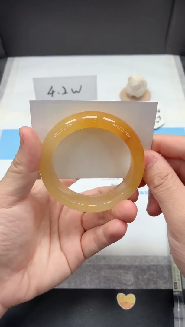 石英质玉手镯未镶嵌325/黄龙58.6