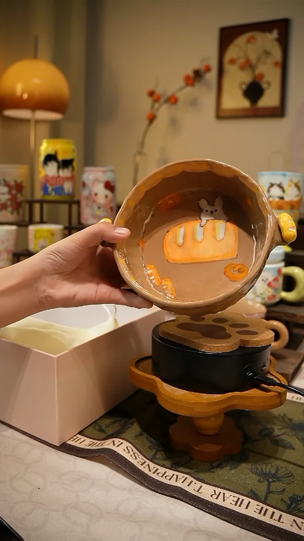 陶瓷【不带盒子】615高温釉下彩