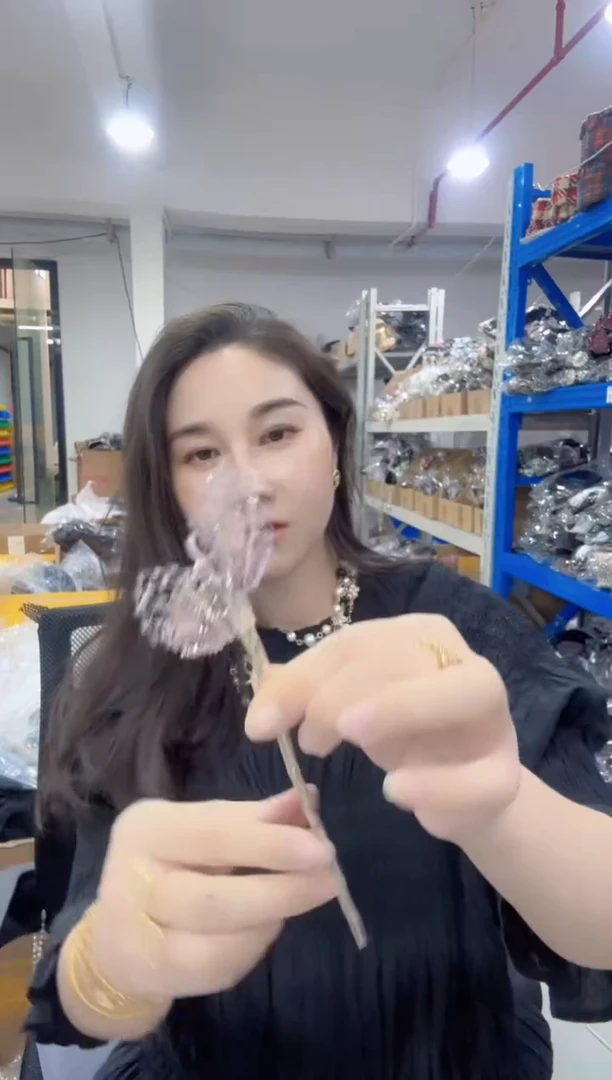 非金属布艺铜丝线边夹发箍集合 LG-952