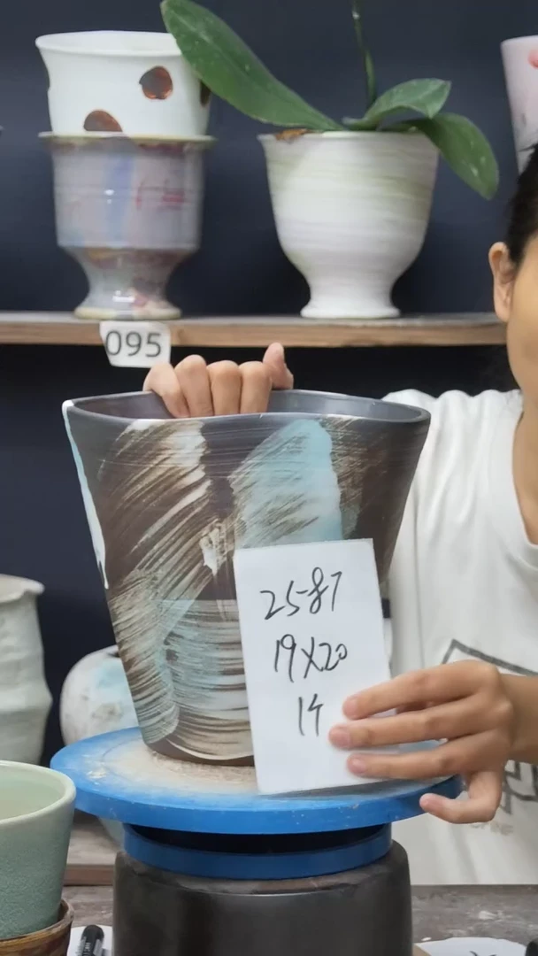 江西景德镇花盆微瑕2587