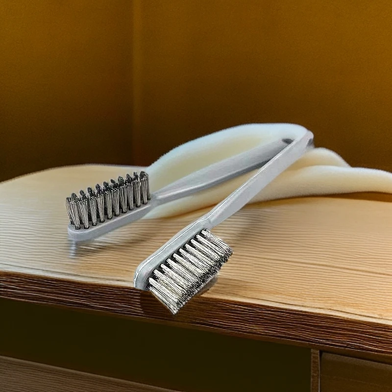 文玩钢丝牙刷家用油烟机灶台清洁刷除锈打磨抛光核桃清理小钢丝刷