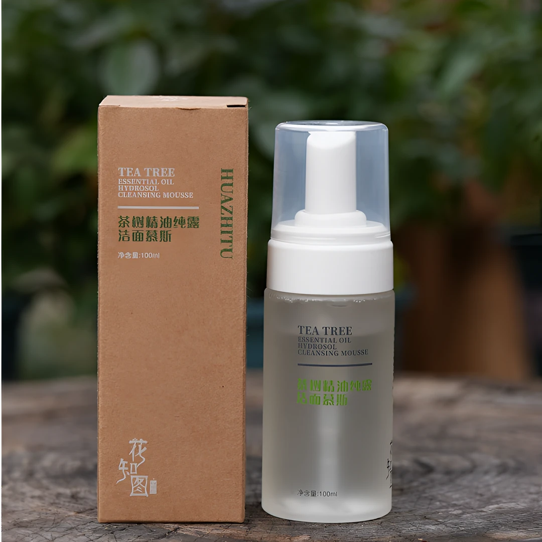 花知图【洁面慕斯洗面奶】一按出沫无需手搓，泡沫绵密，清洗更干净