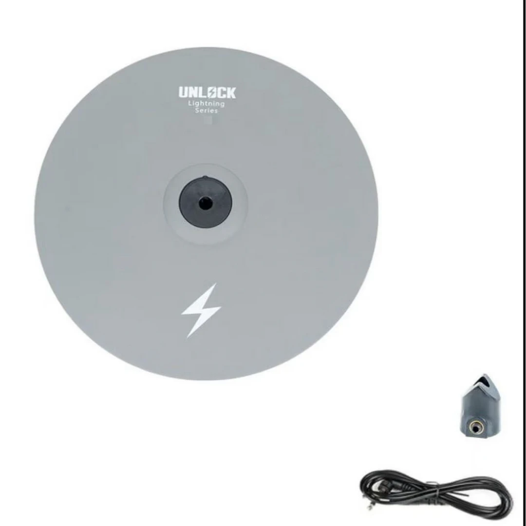 安洛克真电结合镲片电子鼓静音架子鼓电鼓镲片13寸双触发