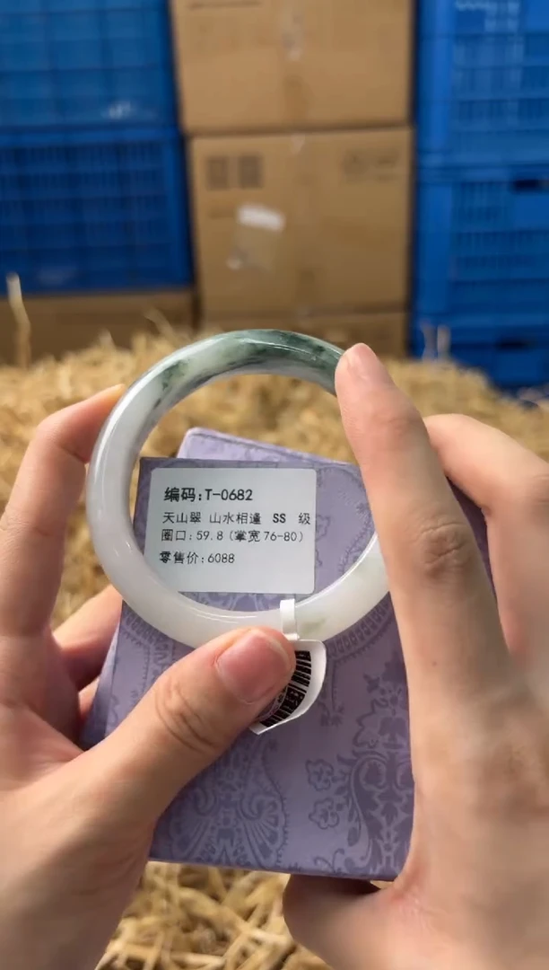 未镶嵌手镯石英质玉T-0682