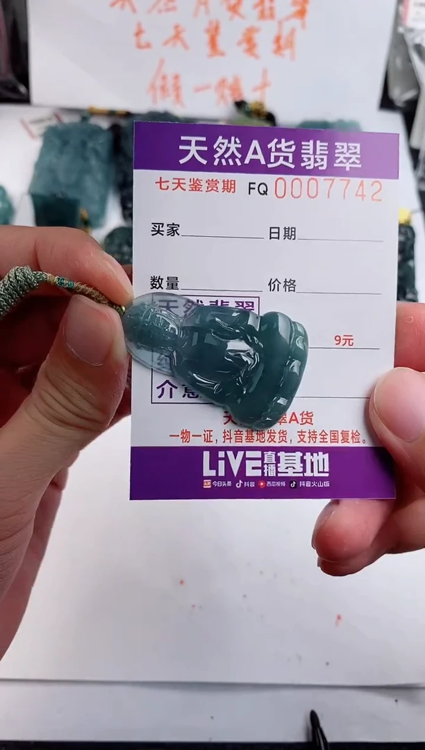 颈饰未镶嵌翡翠  多样性随机一件发货 素衣观音29.9