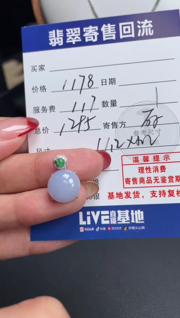 颈饰18K金镶嵌翡翠10151861