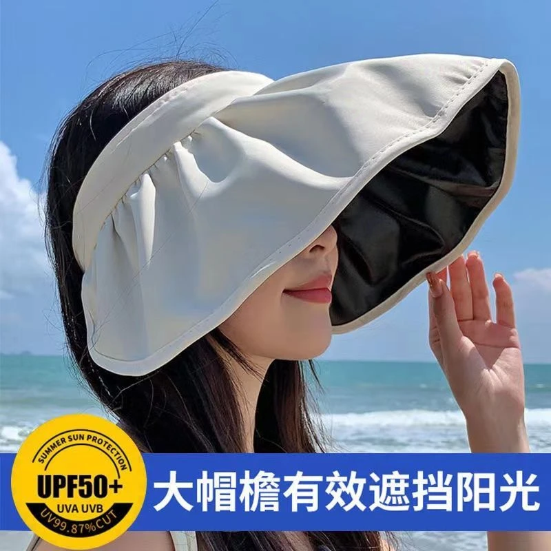 夏季韩版百搭防晒遮脸防紫外线户外太阳帽潮贝壳渔夫帽遮阳时尚
