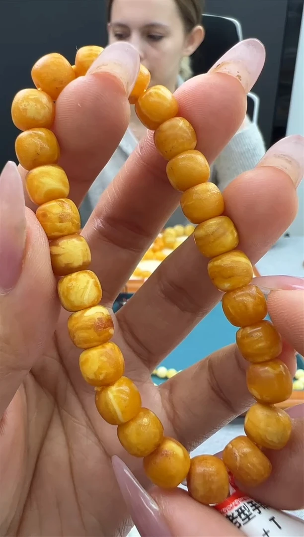 【闪购商品】琥珀手链未镶嵌541秒拍号
