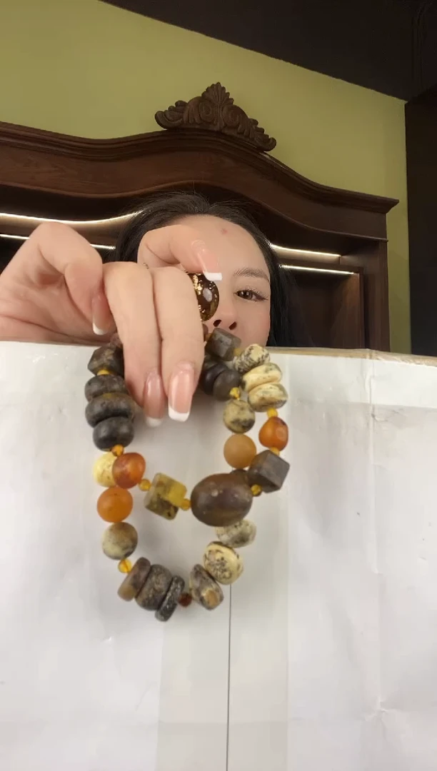 手链琥珀未镶嵌多样性发一