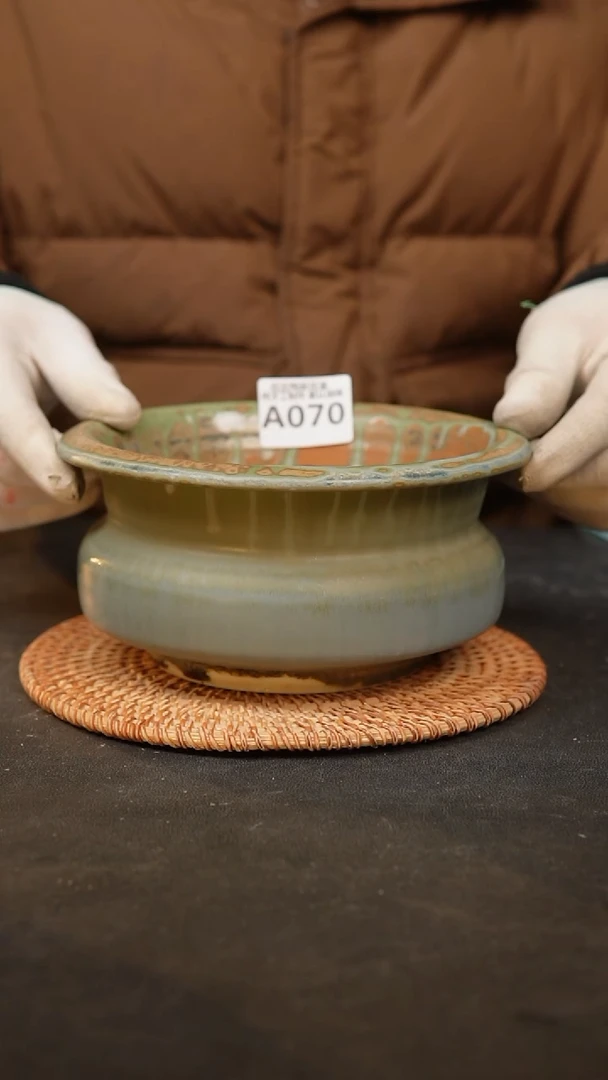 【闪购商品】瓷片070泥泥手工花盆