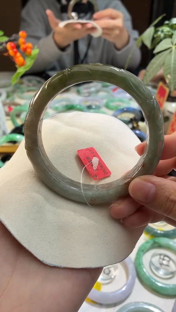 未镶嵌手镯翡翠用****332  翡翠手镯 61