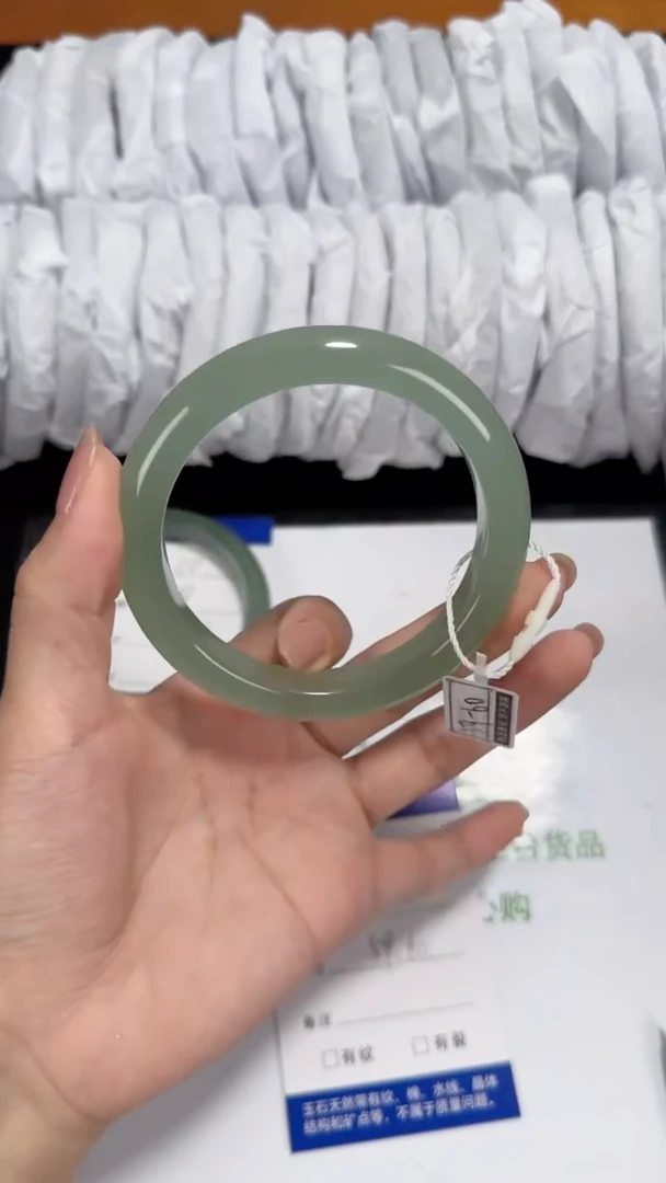 未镶嵌东陵石东陵玉111 蓝调绿 59-60
