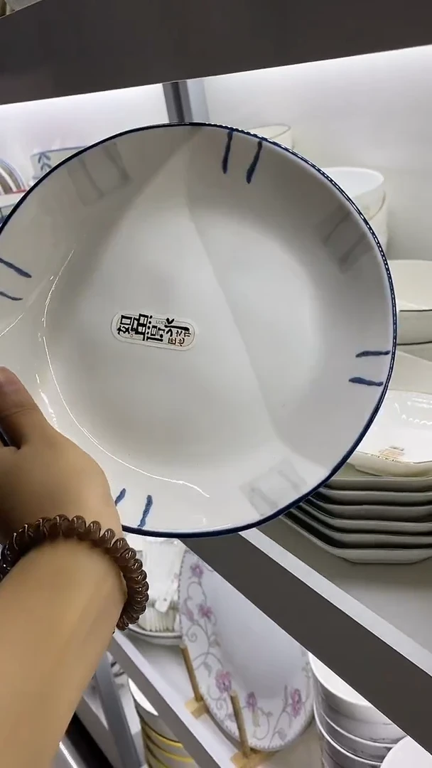陶6个如鱼得水8寸盘