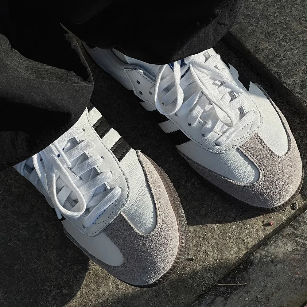 adidas/阿迪达斯三叶草中性鞋SAMBA 复古经典休闲板鞋-B75806