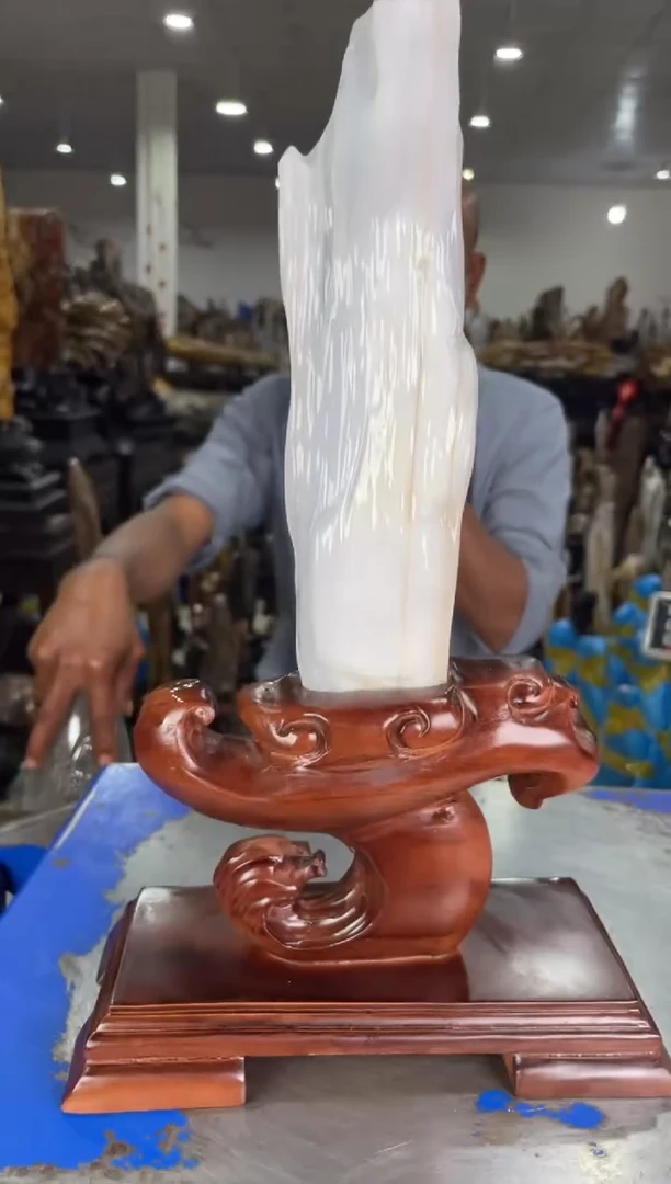 硅化玉未镶嵌摆件10