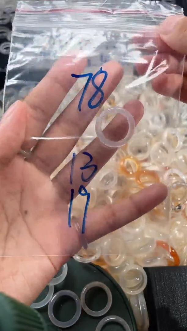 玛瑙/玉髓戒圈未镶嵌78
