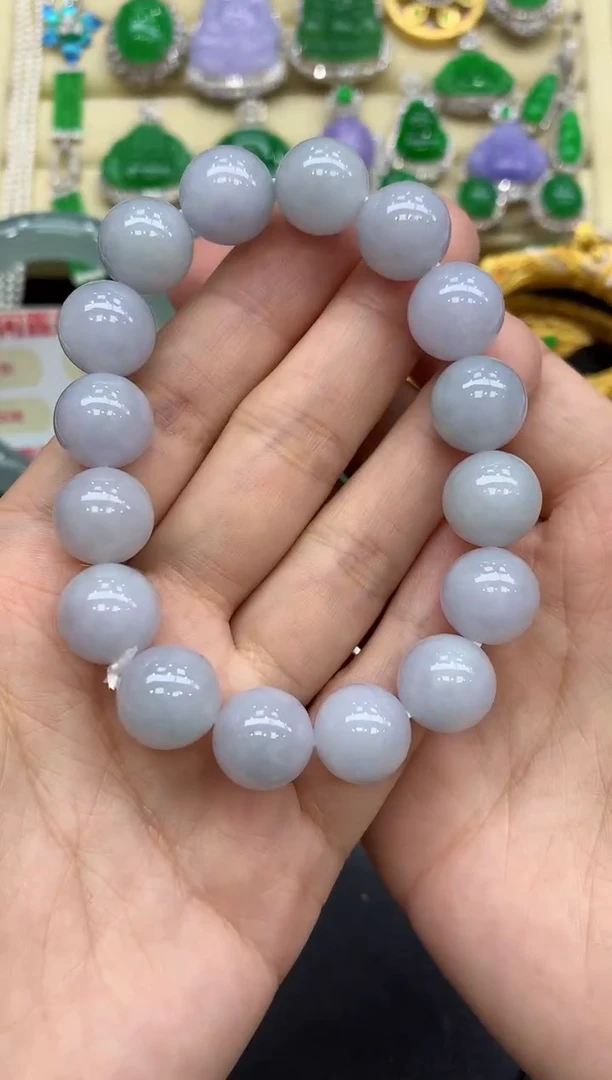 未镶嵌手串翡翠115-中国好珍宝