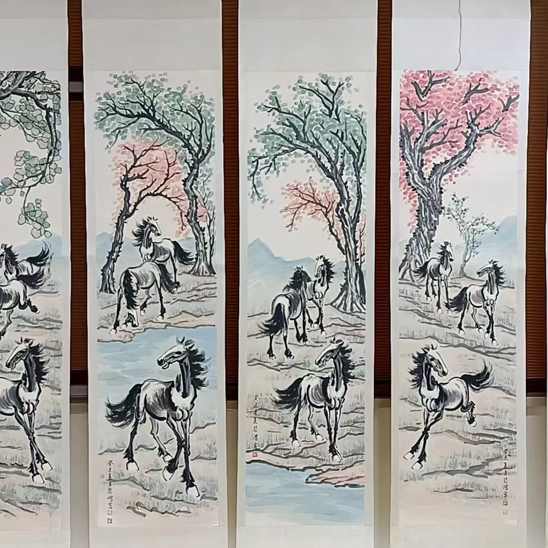 徐老款马八条屏178x46x8