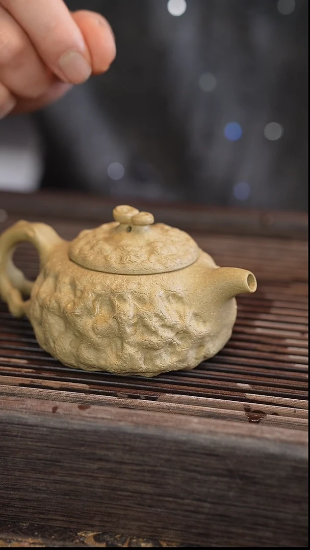 茶壶紫砂供春 本绿 160cc