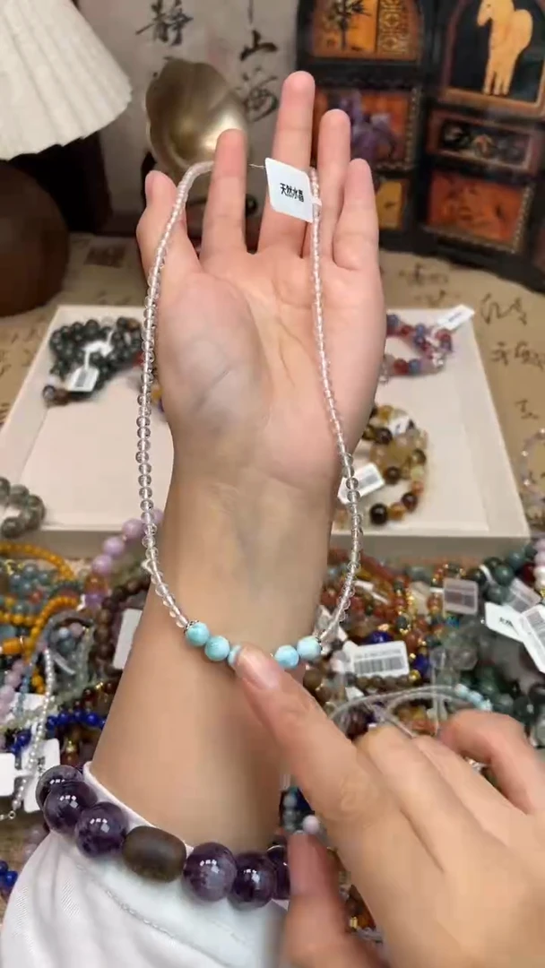 颈饰银S925镶嵌水晶141