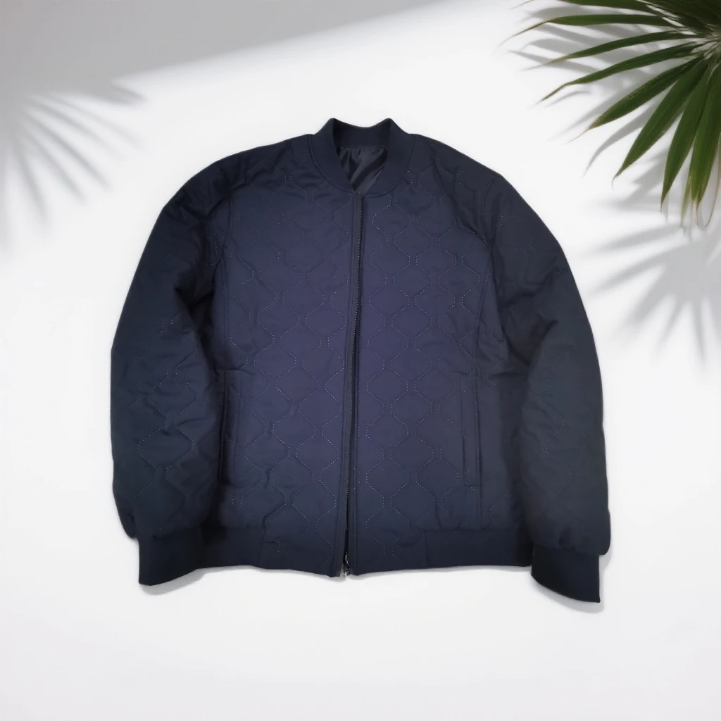 保暖长袖短款内胆压花常规棉衣棉服立领秋冬男士冬季